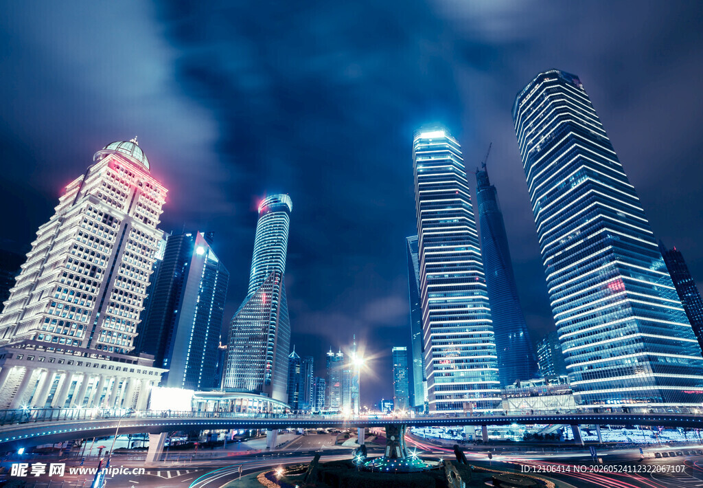 都市璀璨夜景