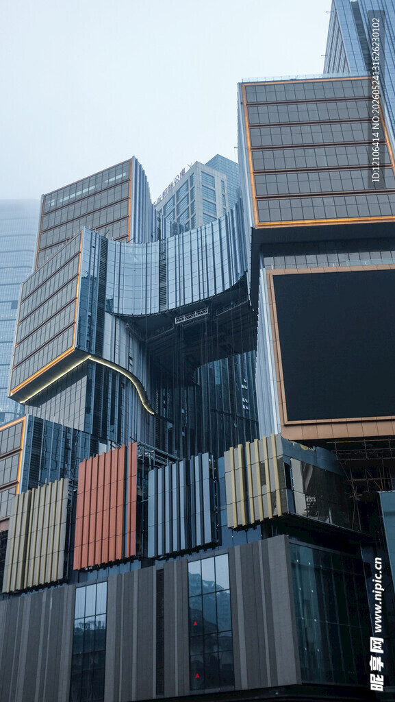 现代风格异形建筑外观
