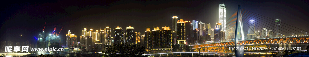 城市璀璨夜景