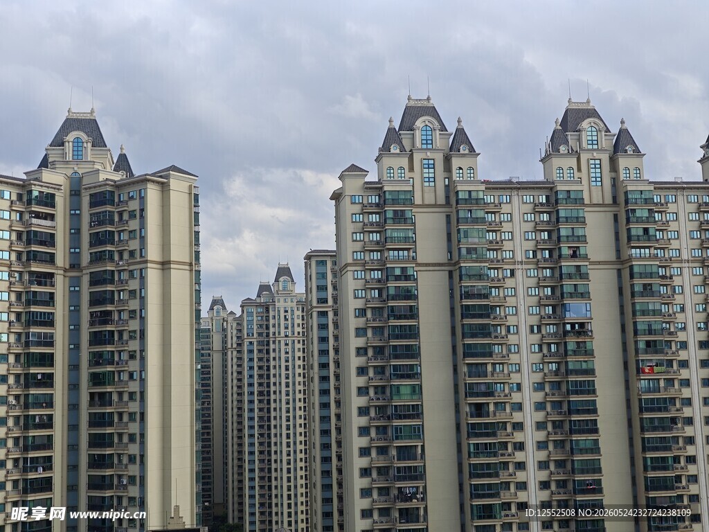 高层住宅小区建筑群