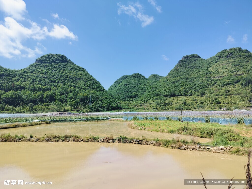 山水田园风光美景