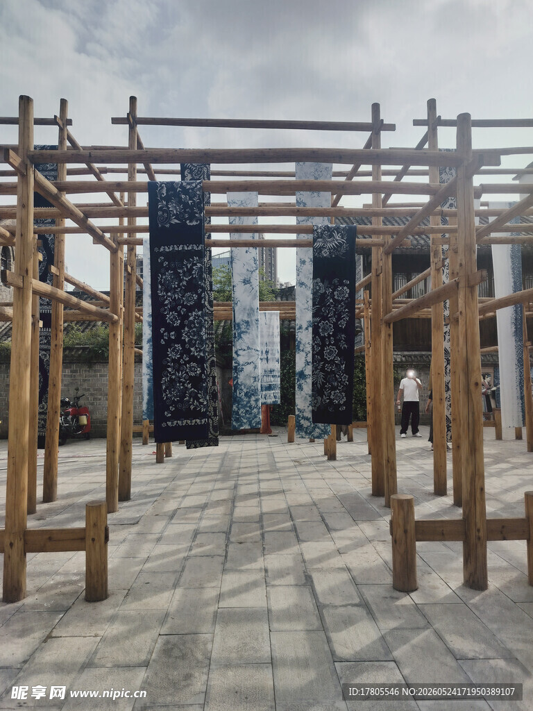 中式木质景观建筑结构