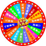 幸运大转盘抽奖活动道具
