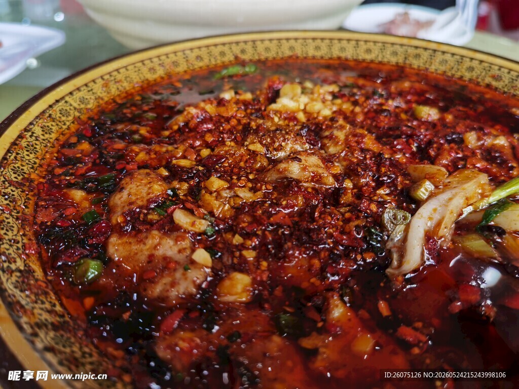 麻辣鲜香的诱人水煮肉片