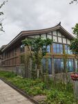 中式风格木质建筑景观