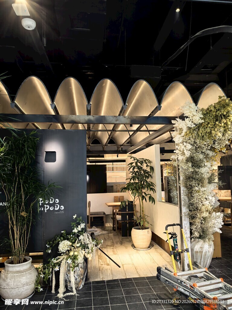 时尚室内绿植装饰场景