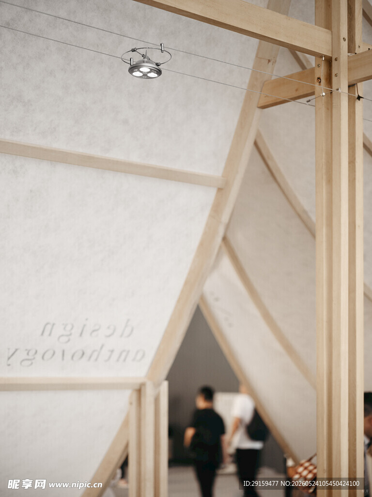 室内木质结构建筑空间