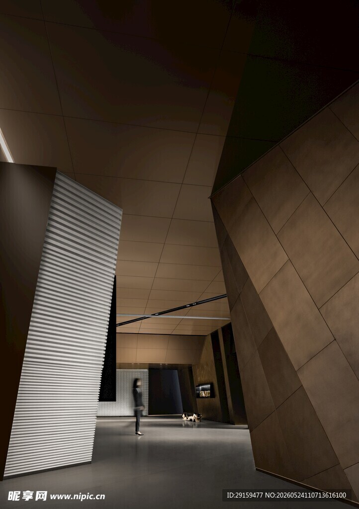 现代风格室内建筑空间