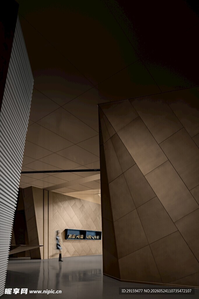现代建筑内部空间场景