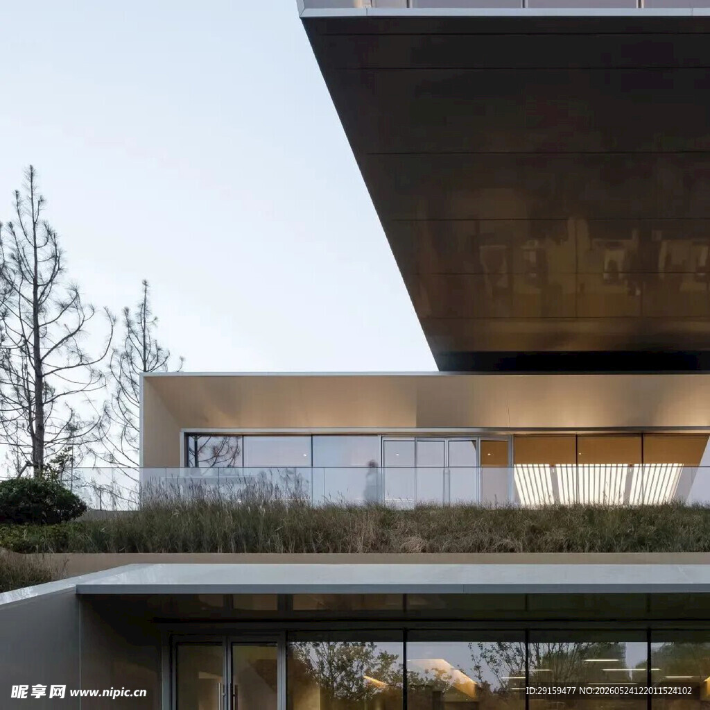 现代风格独特建筑外观