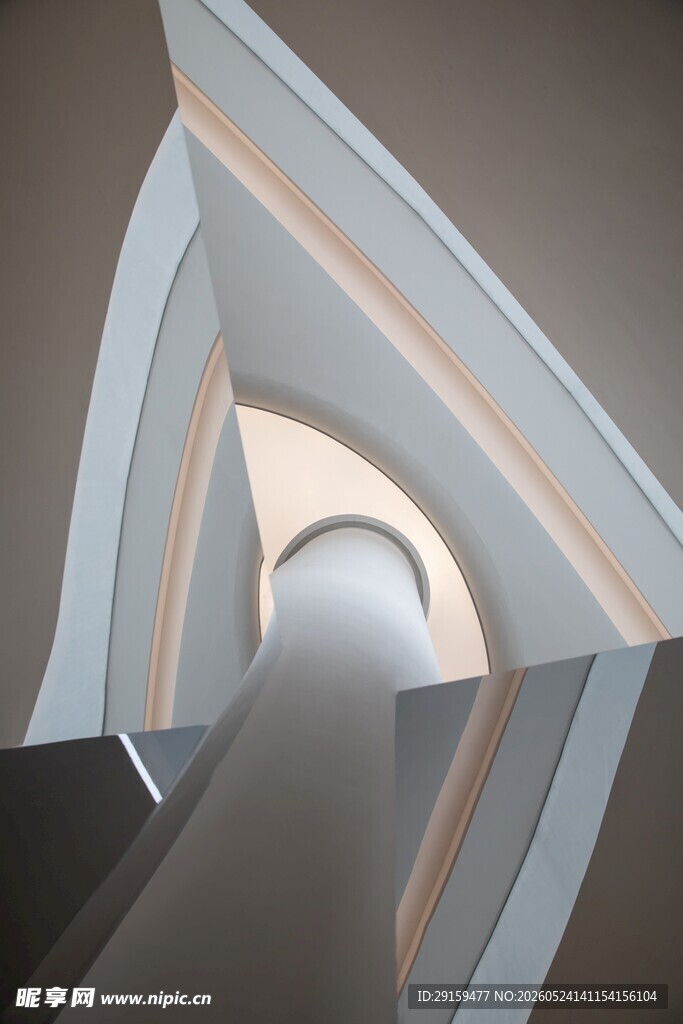 未来感几何建筑空间