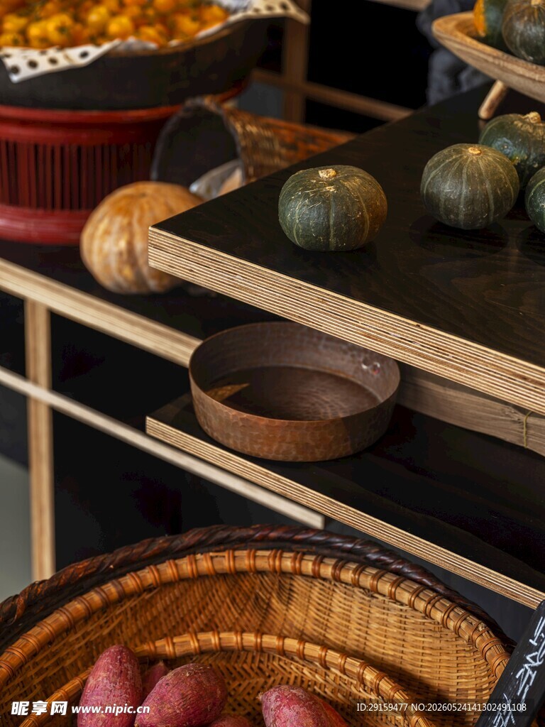 丰收时节的多样农产品