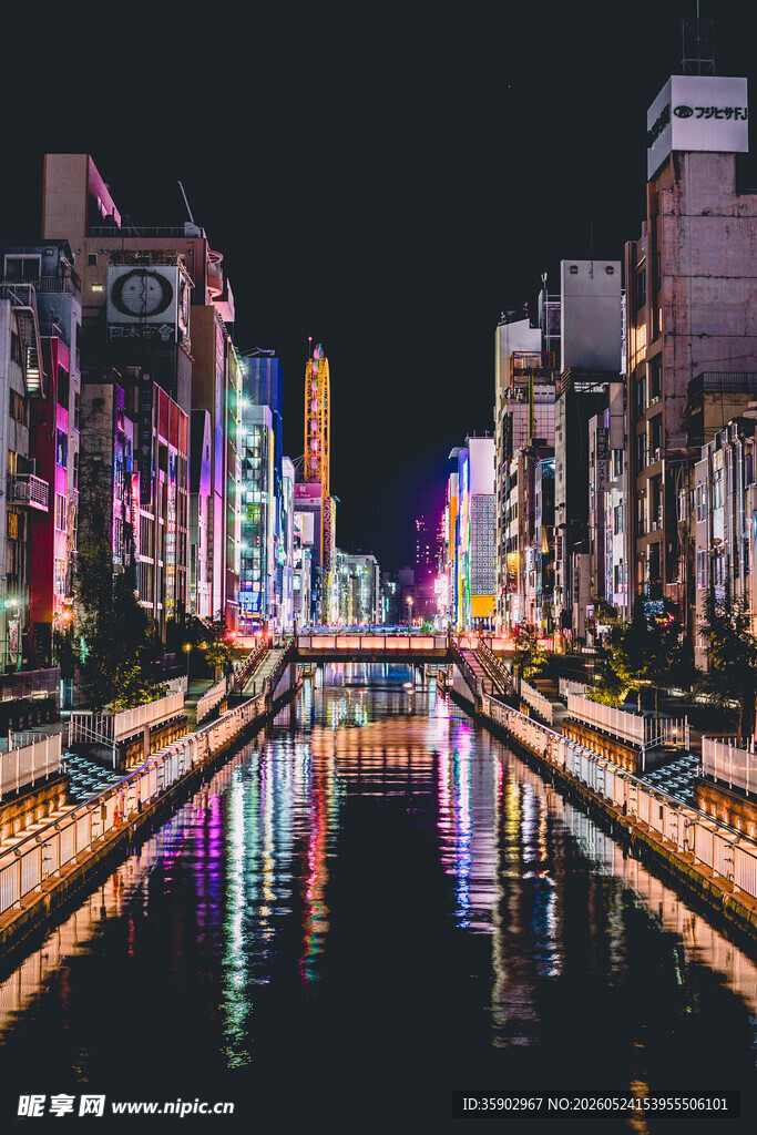大阪道顿堀璀璨夜景