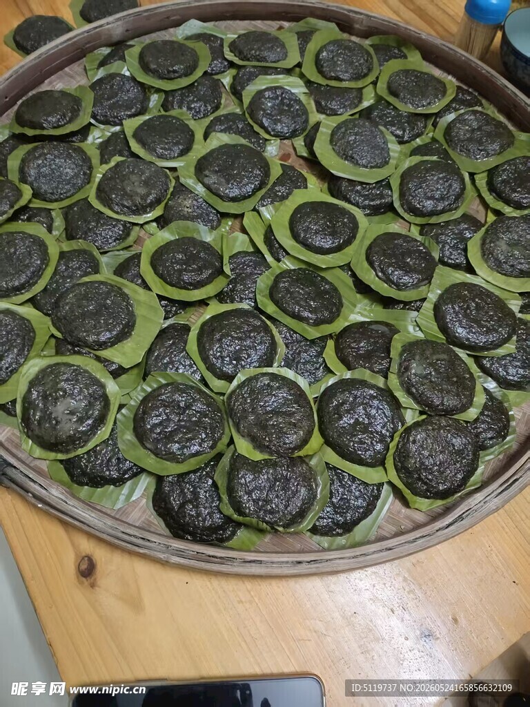 绿色糕点