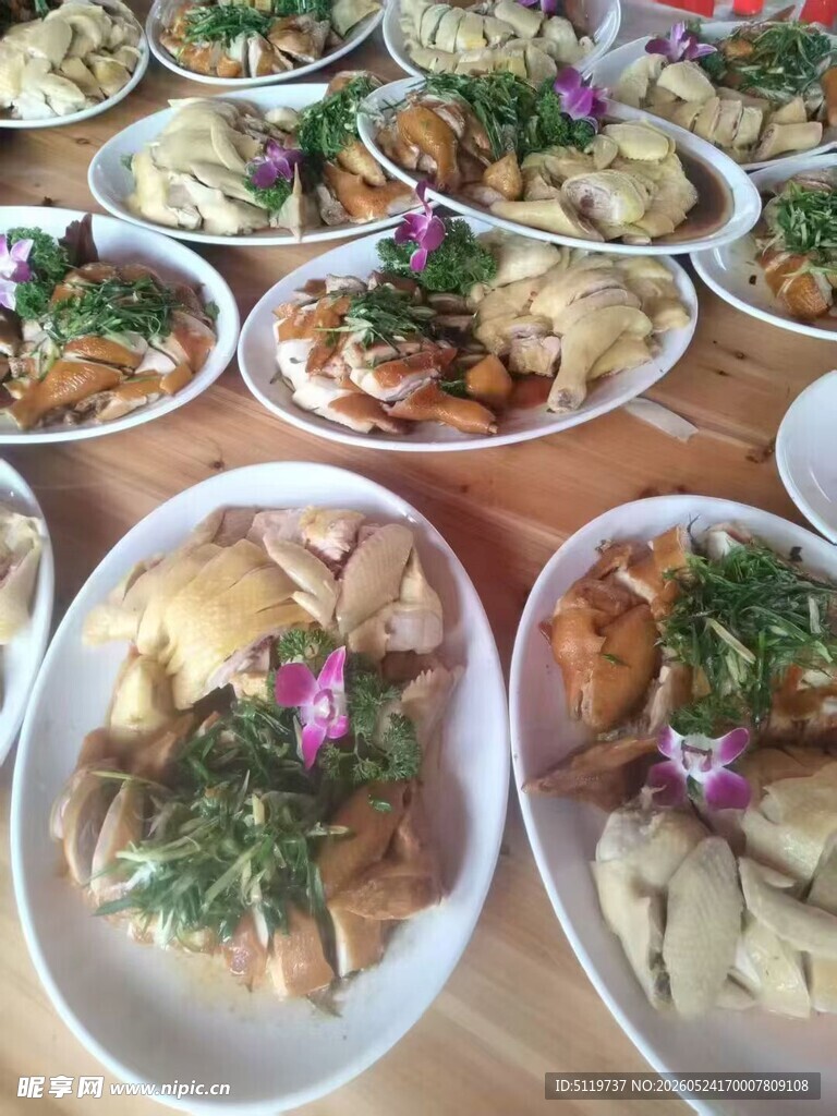 白切鸡豉油鸡拼盘