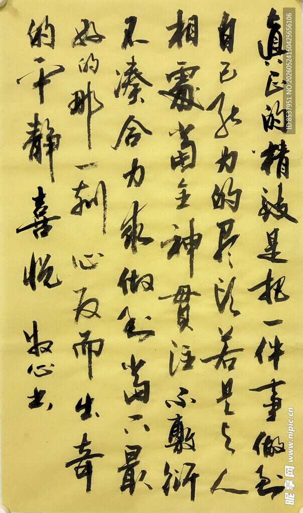 真正的精致 杨克东书法作品