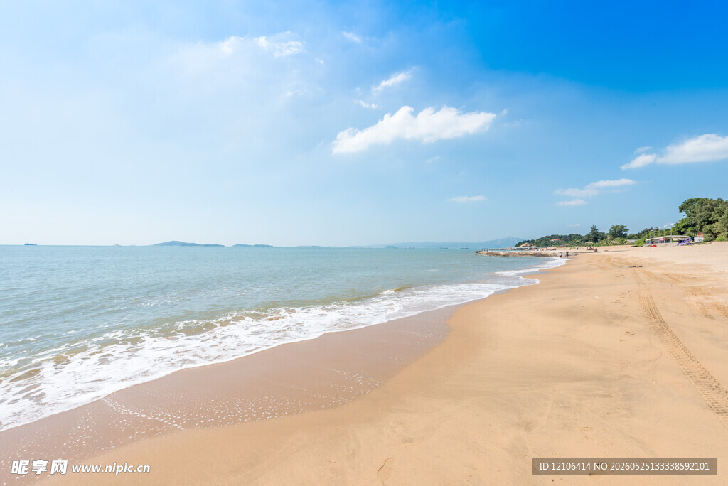 美丽海滨沙滩风景