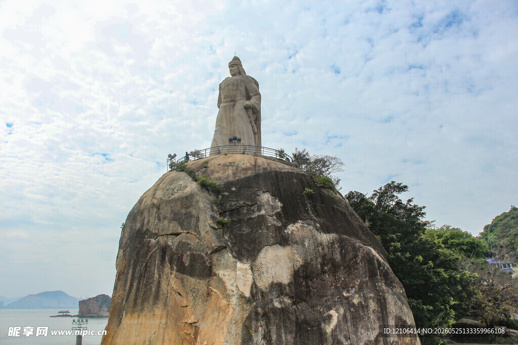 鼓浪屿郑成功雕像景观