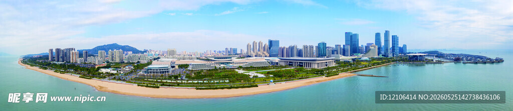 海滨城市风光