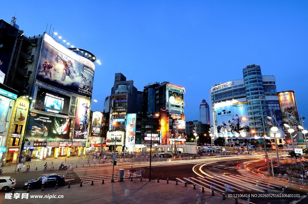 繁华都市夜景