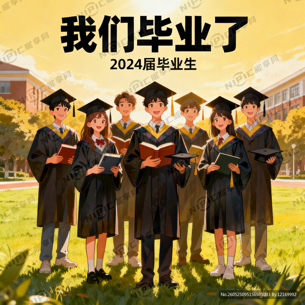 我们毕业了 造型