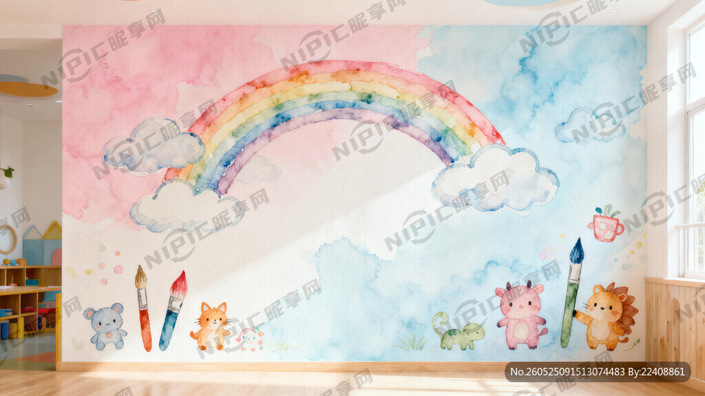 幼儿园画室墙面装修