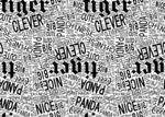 字母图案背景纹理