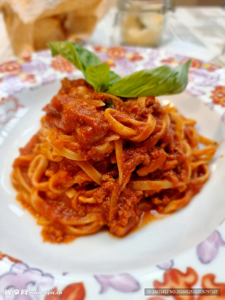 美味意大利肉酱面