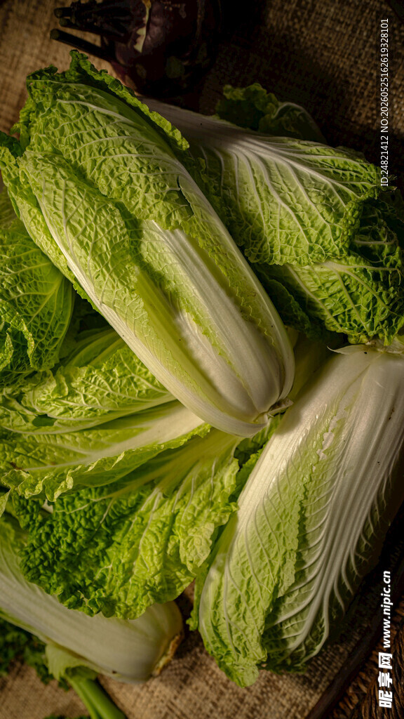 新鲜嫩绿小白菜