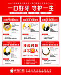 口腔牙病防护卫生海报