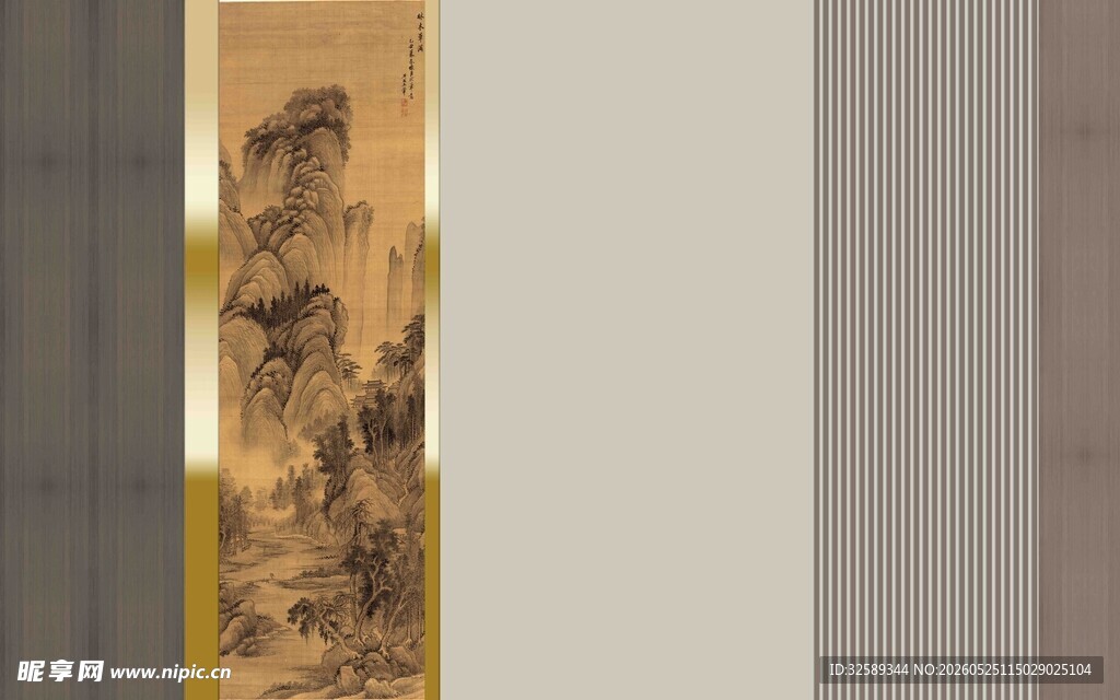 古代人物画作局部