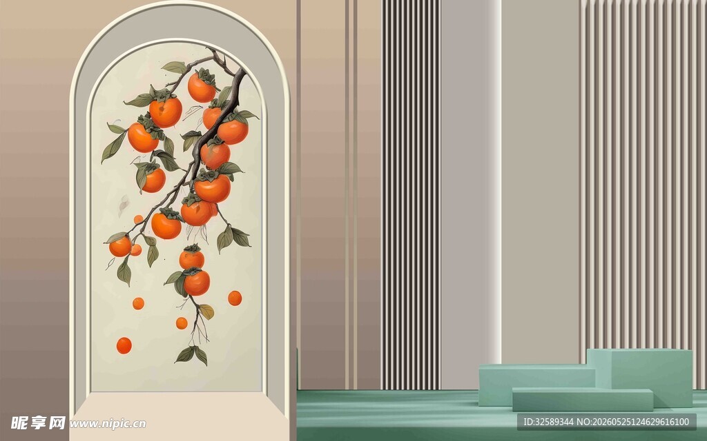 中式花鸟屏风装饰艺术