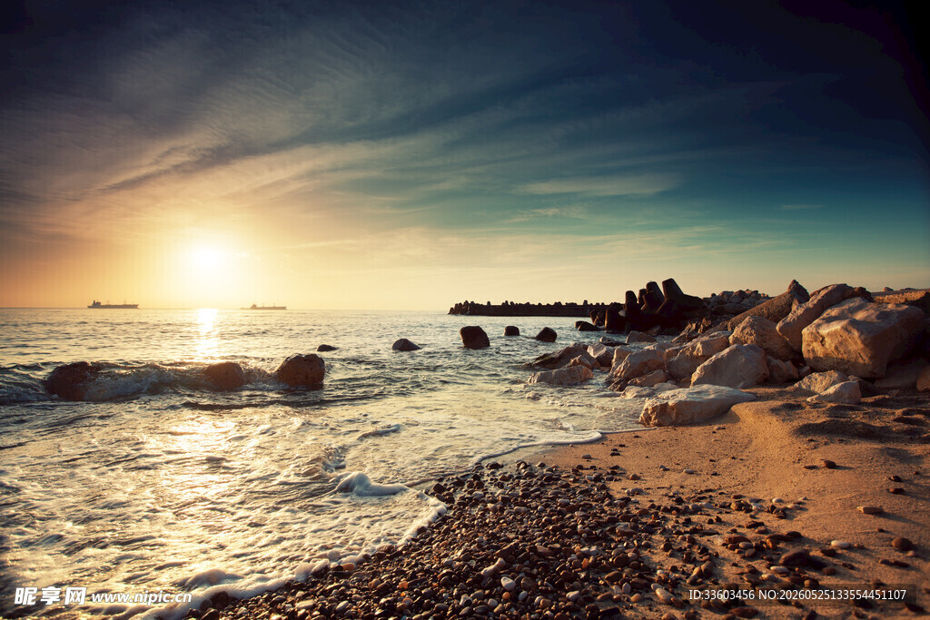 海边日落美景