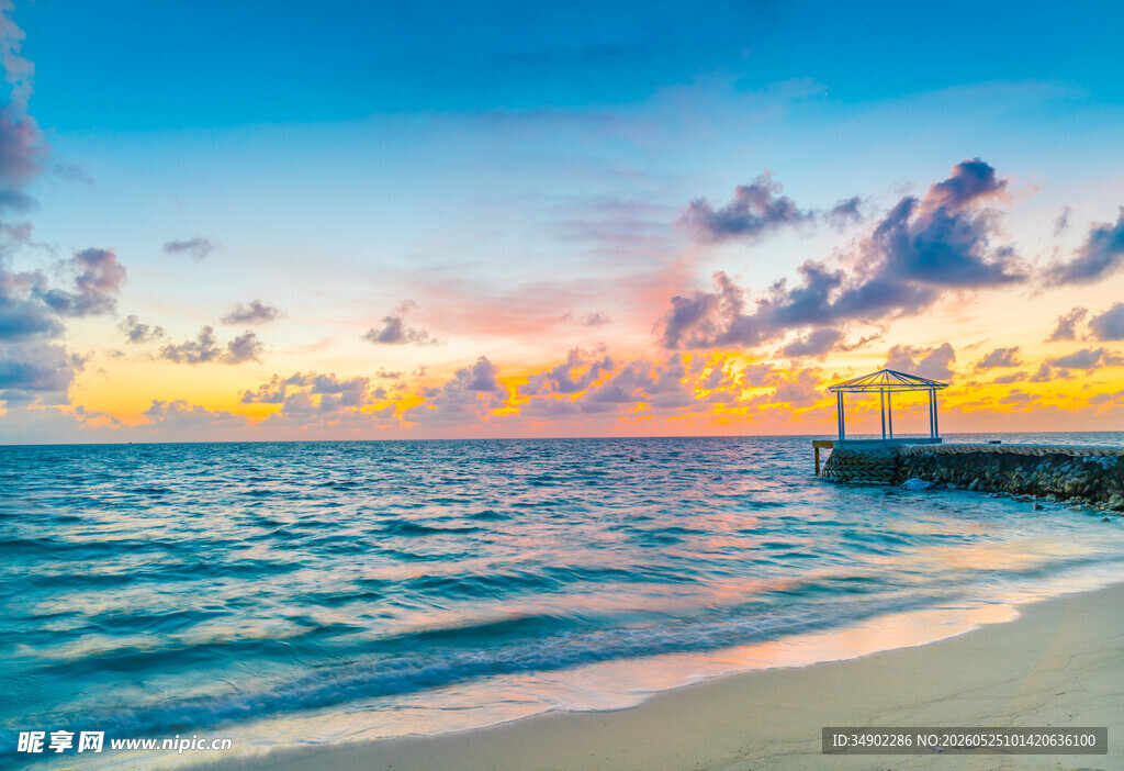 海边日落美景