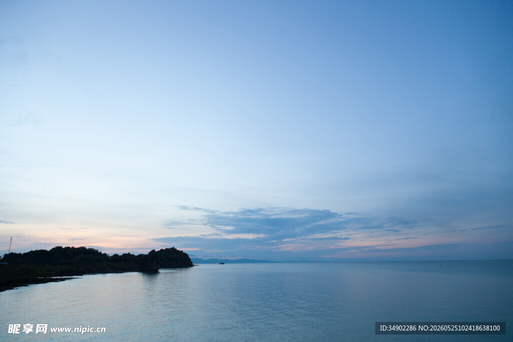 海边黄昏美景