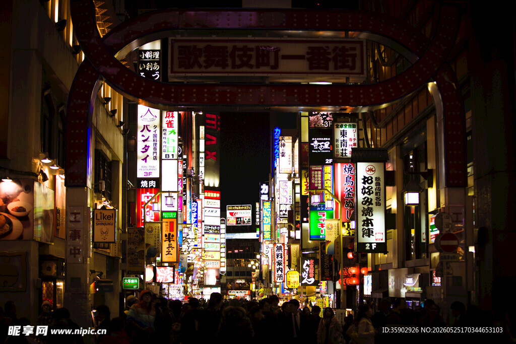 繁华都市夜景