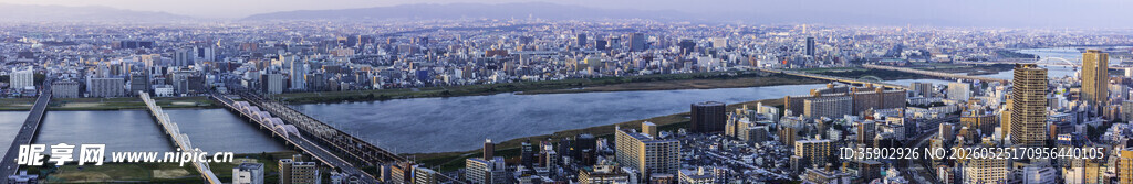 城市全景俯瞰景观