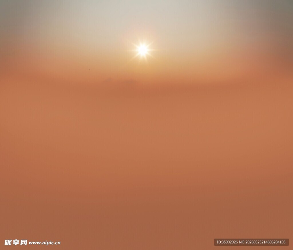 火星日出景象