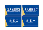 无人机相关科室指示牌