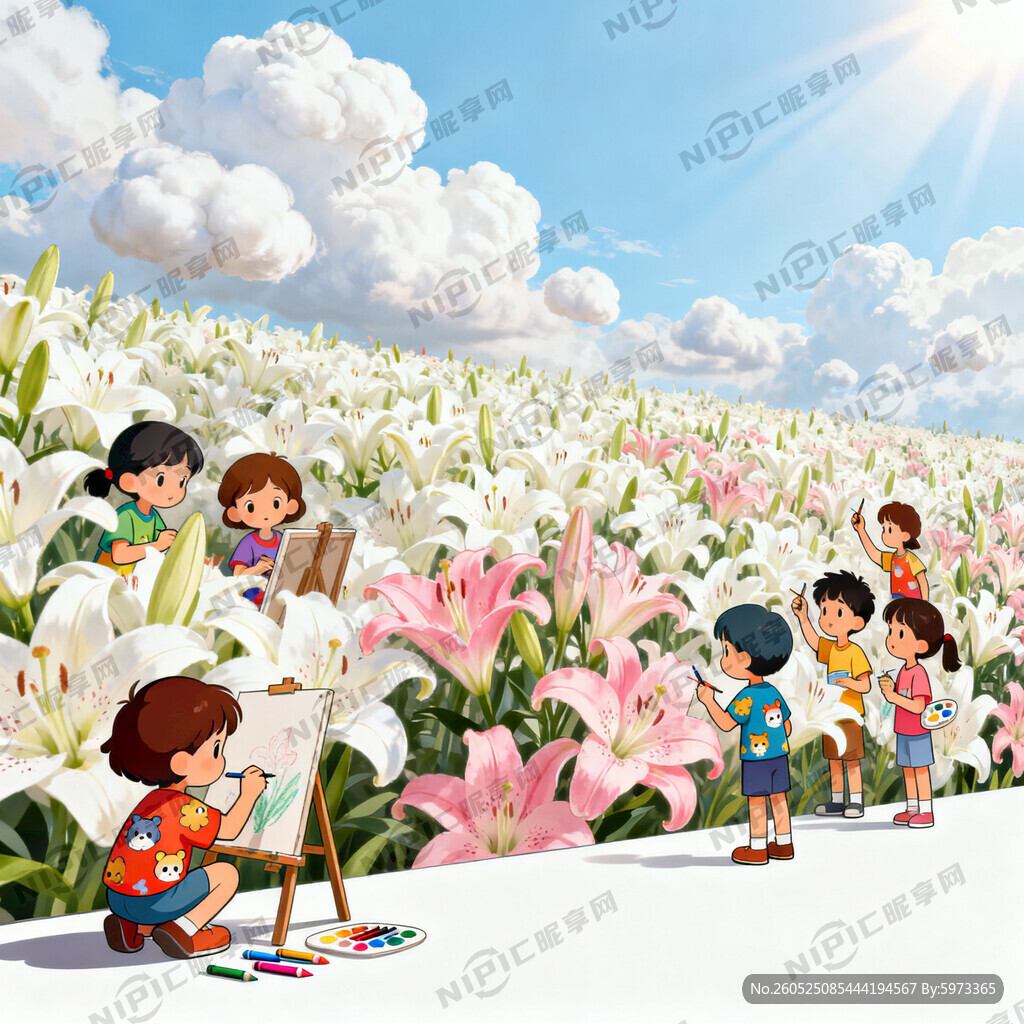 百合花海儿童绘画大赛    