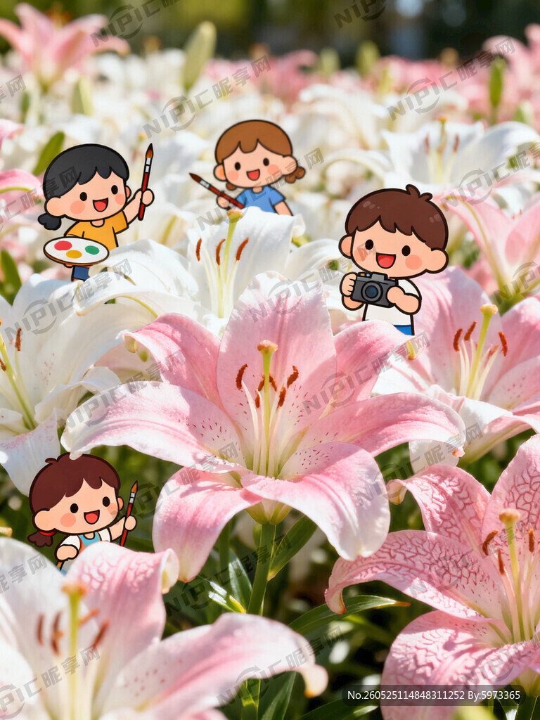 百合花海庆六一儿童绘画摄影比赛