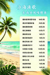 海边烤鱼价目表 