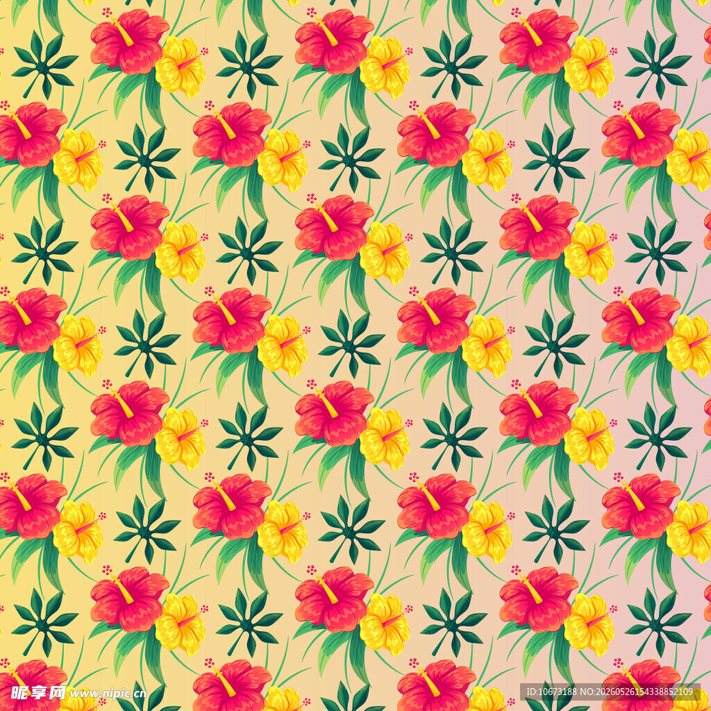 花卉图案背景 