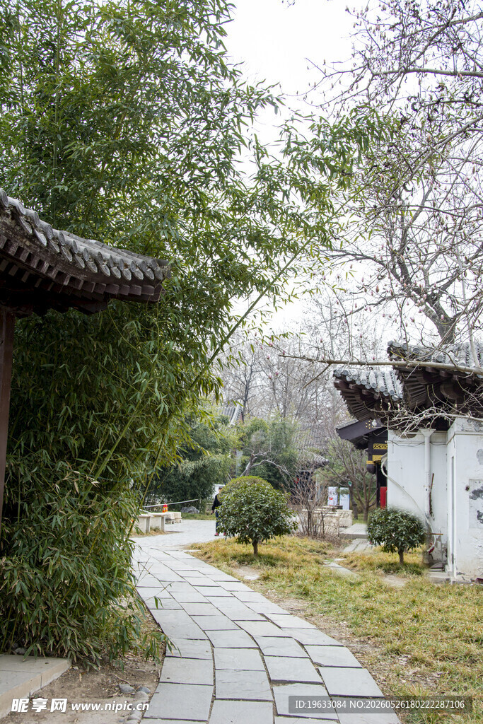 中式庭院小径景观