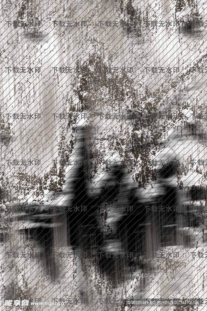 抽象黑白纹理艺术画面