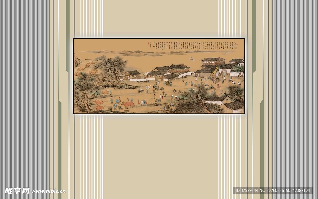 中式古典山水装饰画