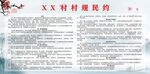 村规民约