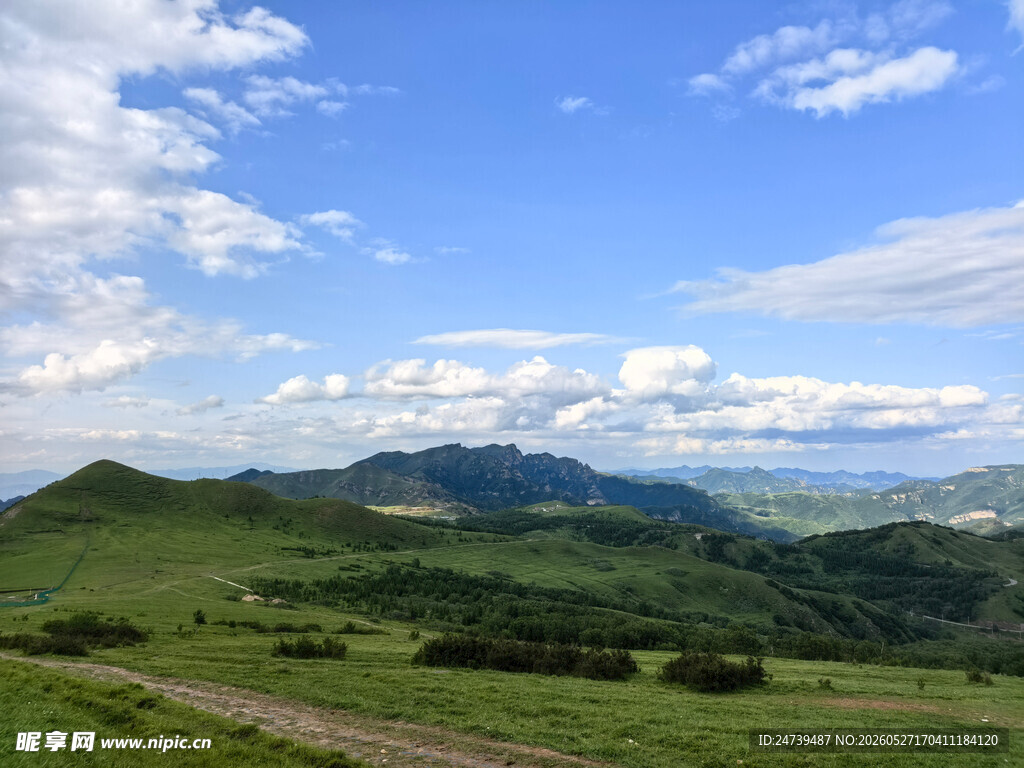 北京灵山徒步美景