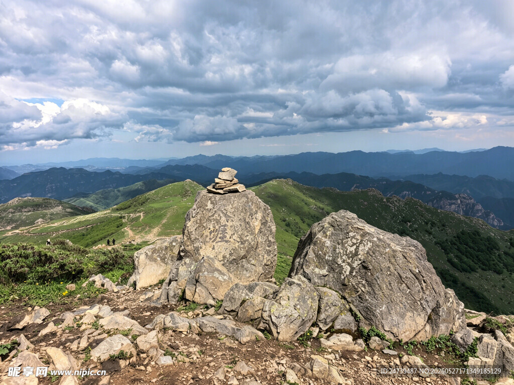 北京灵山徒步美景