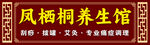中国风传统中医养生馆牌匾门头